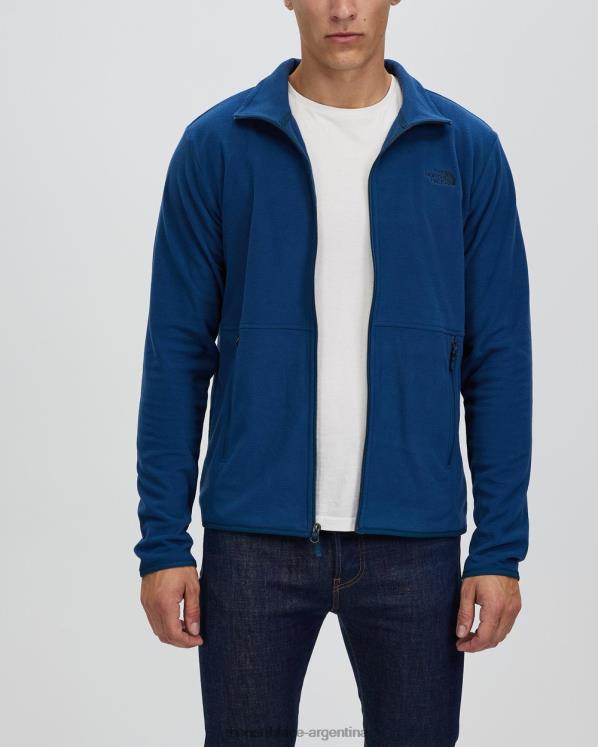 chaqueta con cremallera completa tka glacier RDT8H6921 azul The North Face