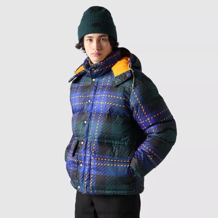 chaqueta corta de plumas sierra \'71 estampada para hombre RDT8H1858 verde grande The North Face