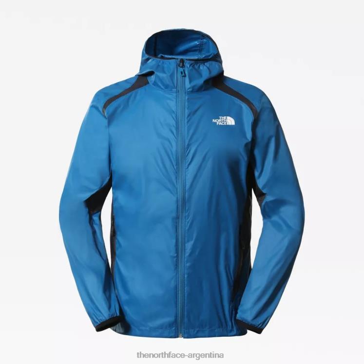 chaqueta cortavientos atlética al aire libre con cremallera completa para hombre RDT8H1559 gris The North Face