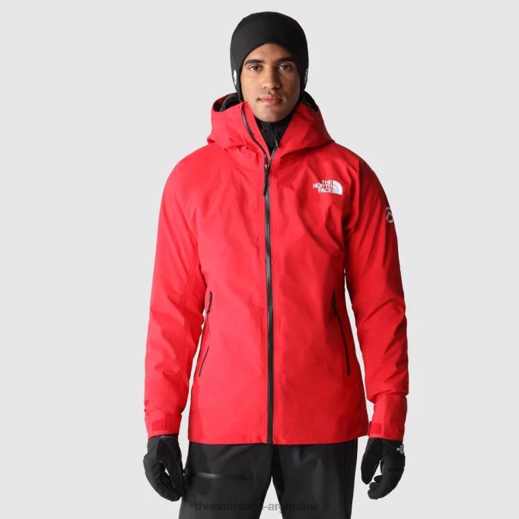 chaqueta de hombre summit chamlang Futurelight RDT8H1733 rojo The North Face
