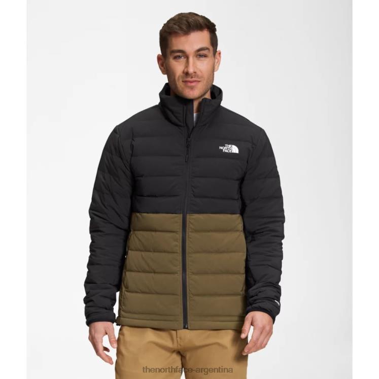 chaqueta de plumón elástica Belleview para hombre nueva RDT8H5190 negro The North Face