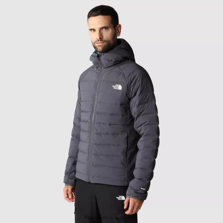 chaqueta de plumas elástica belleview para hombre RDT8H1610 gris The North Face