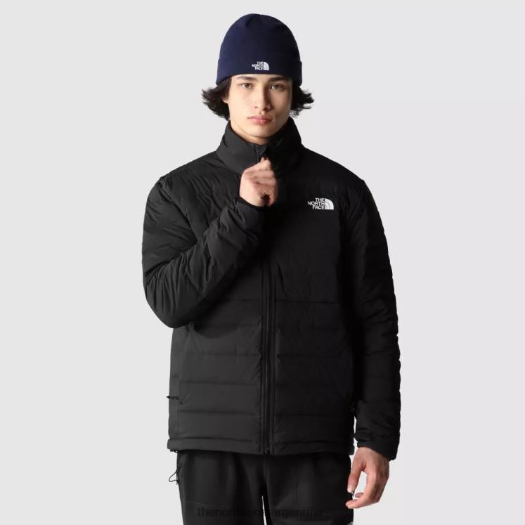 chaqueta de plumas elástica belleview para hombre nueva RDT8H1614 negro The North Face