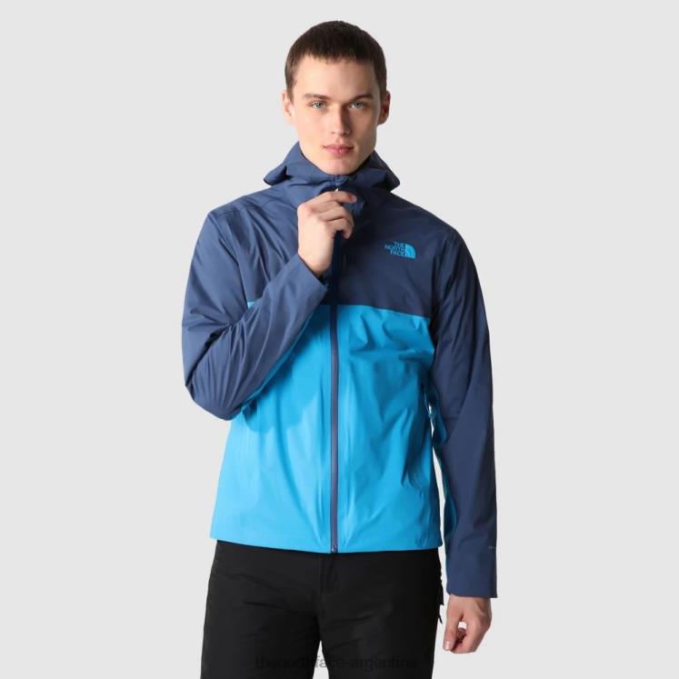 chaqueta dryvent de cuenca oeste para hombre RDT8H1434 azul sombreado The North Face