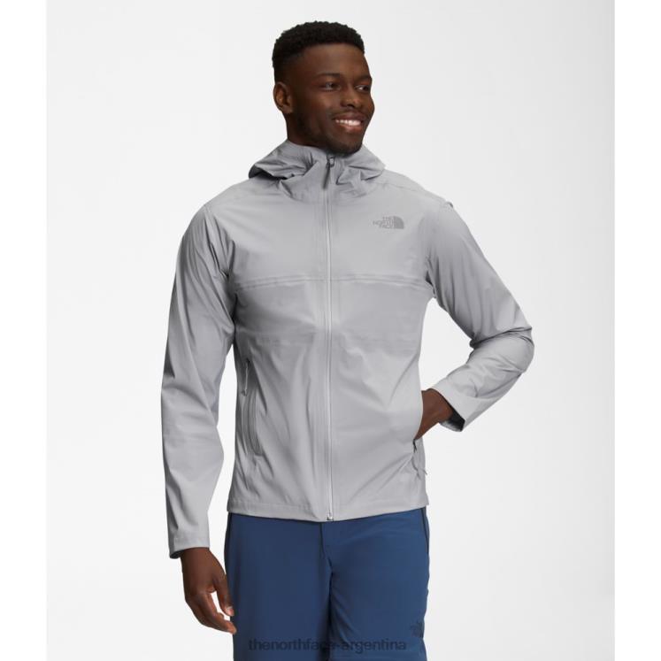chaqueta dryvent de cuenca oeste para hombre RDT8H4734 gris The North Face