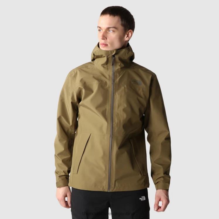 chaqueta dryzzle Futurelight para hombre RDT8H1428 oliva militar The North Face