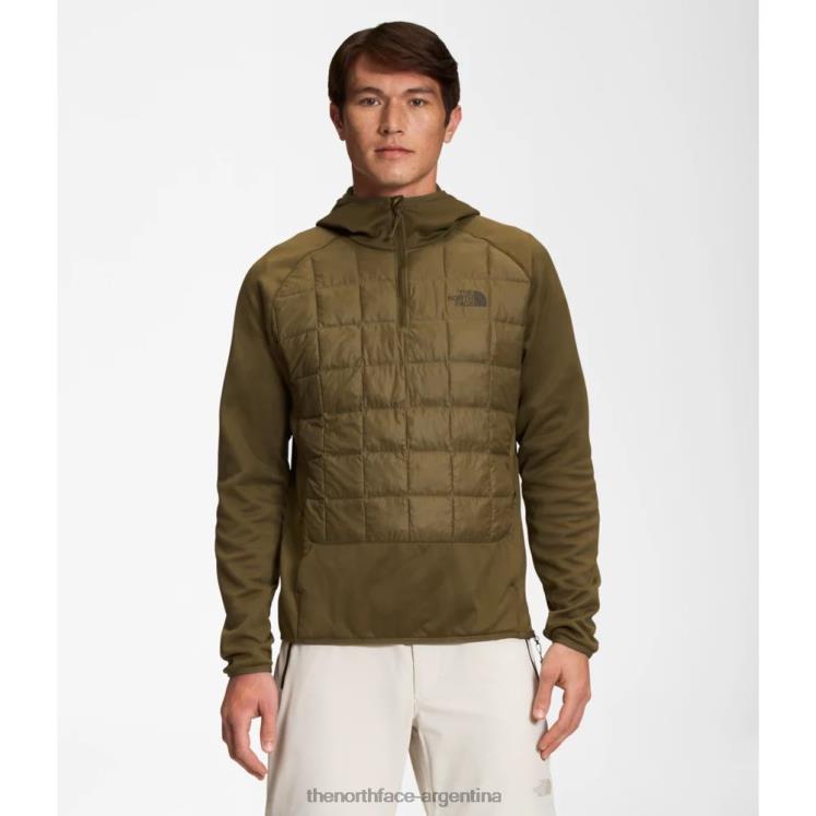 chaqueta ecológica híbrida termoball para hombre 2.0 RDT8H4723 oliva militar The North Face