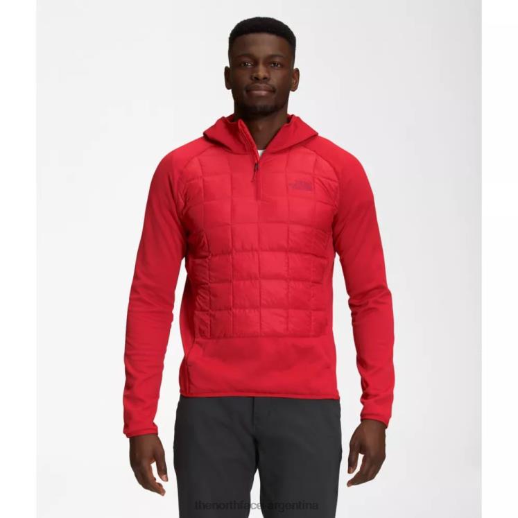 chaqueta ecológica híbrida termoball para hombre 2.0 RDT8H4725 rojo The North Face