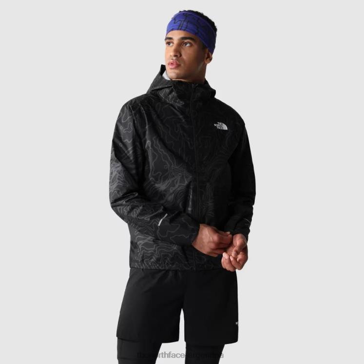 chaqueta estampada del primer amanecer para hombre RDT8H1275 negro The North Face