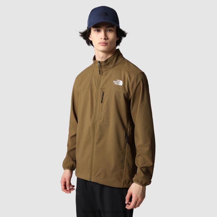 chaqueta ágil de hombre RDT8H36 oliva militar The North Face