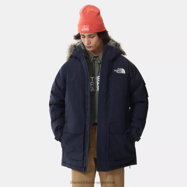 chaqueta mcmurdo reciclada hombre RDT8H421 marina urbana The North Face