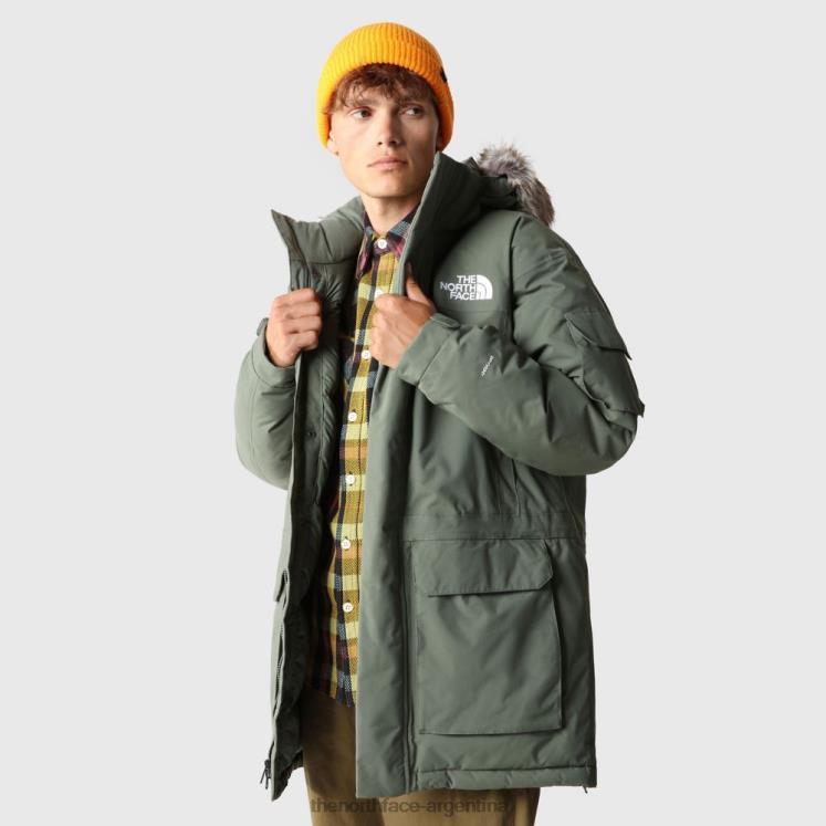 chaqueta mcmurdo reciclada hombre RDT8H423 tomillo The North Face