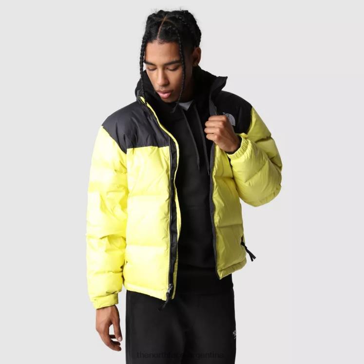 chaqueta nuptse retro hombre 1996 RDT8H91 cola amarilla The North Face