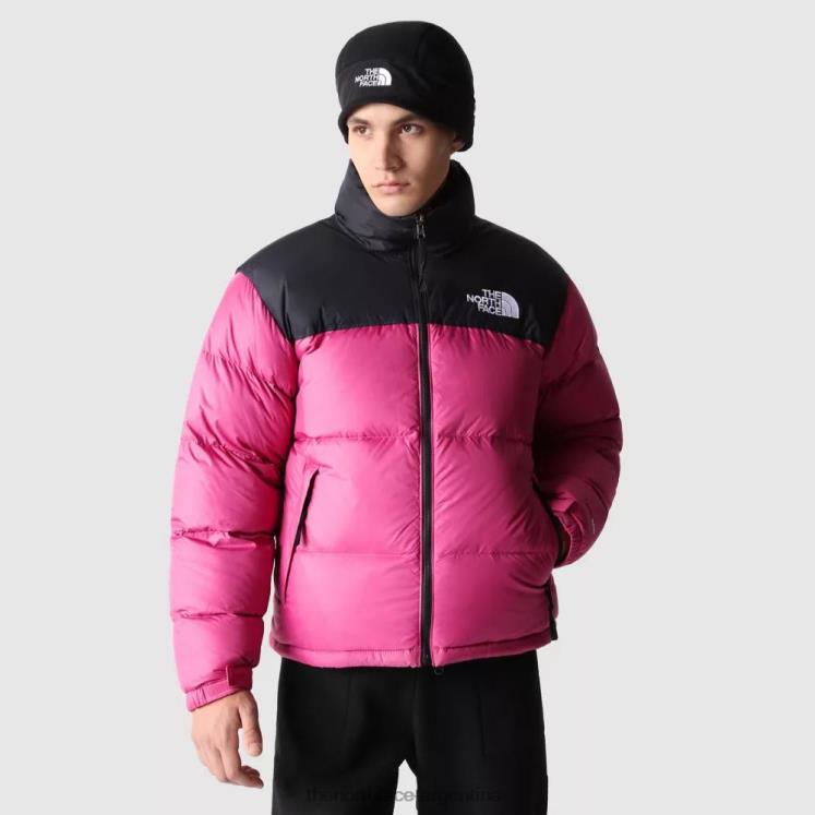 chaqueta nuptse retro hombre 1996 RDT8H92 rojo violáceo The North Face