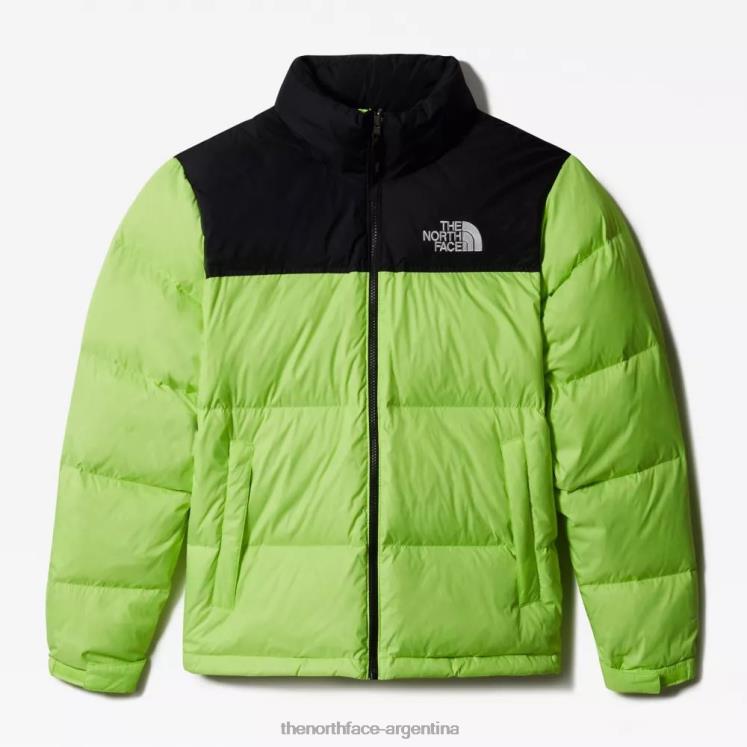 chaqueta nuptse retro hombre 1996 RDT8H94 seguridad verde The North Face