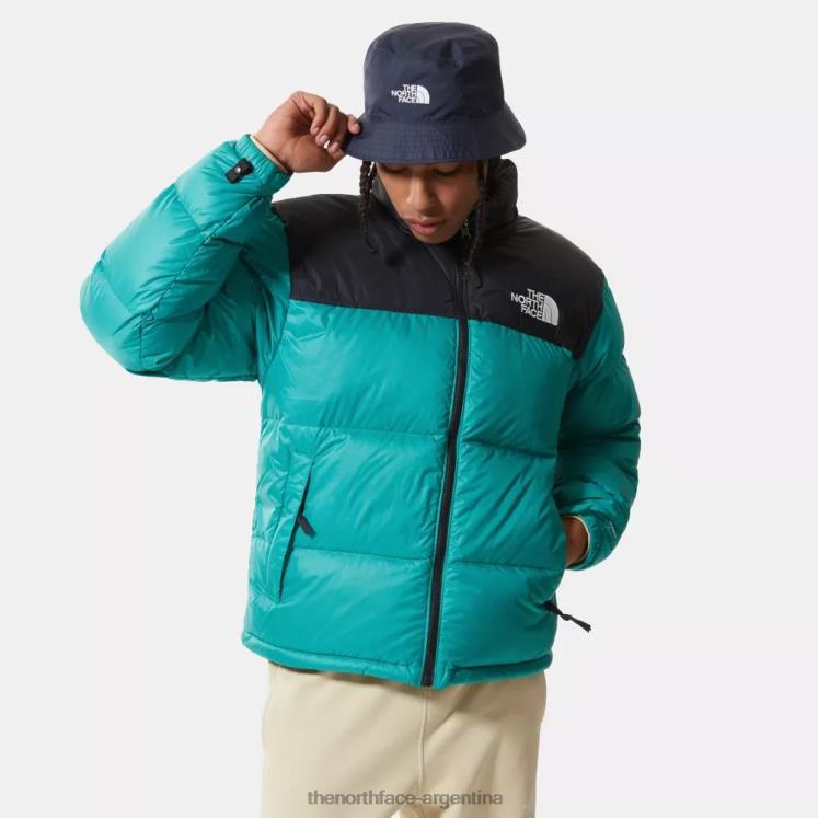 chaqueta nuptse retro hombre 1996 RDT8H99 verde porcelana The North Face