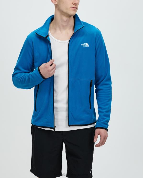 chaqueta polar con cremallera completa tka glacier RDT8H6918 azul The North Face