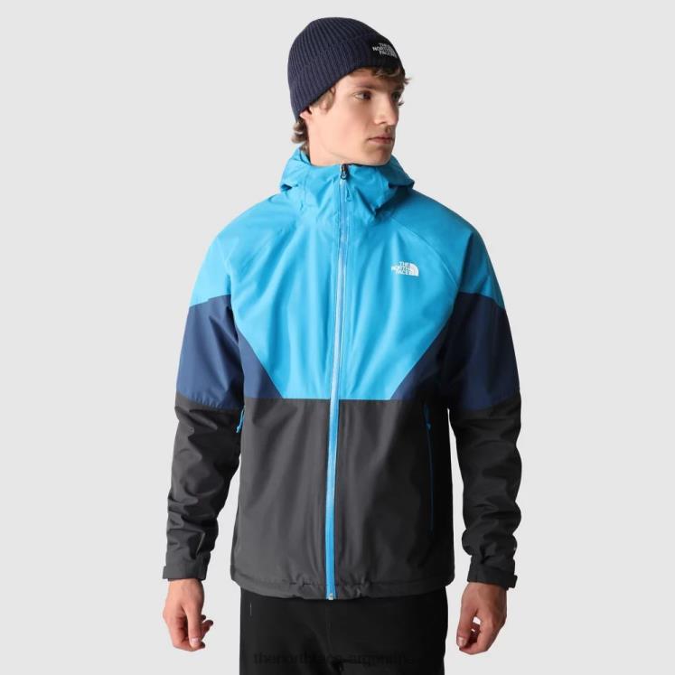 chaqueta relámpago de los hombres RDT8H875 gris The North Face