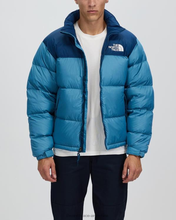 chaqueta retro nuptse 1996 RDT8H6941 tormenta azul The North Face