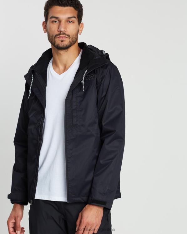 chaqueta triclimate arrowood RDT8H6874 negro The North Face