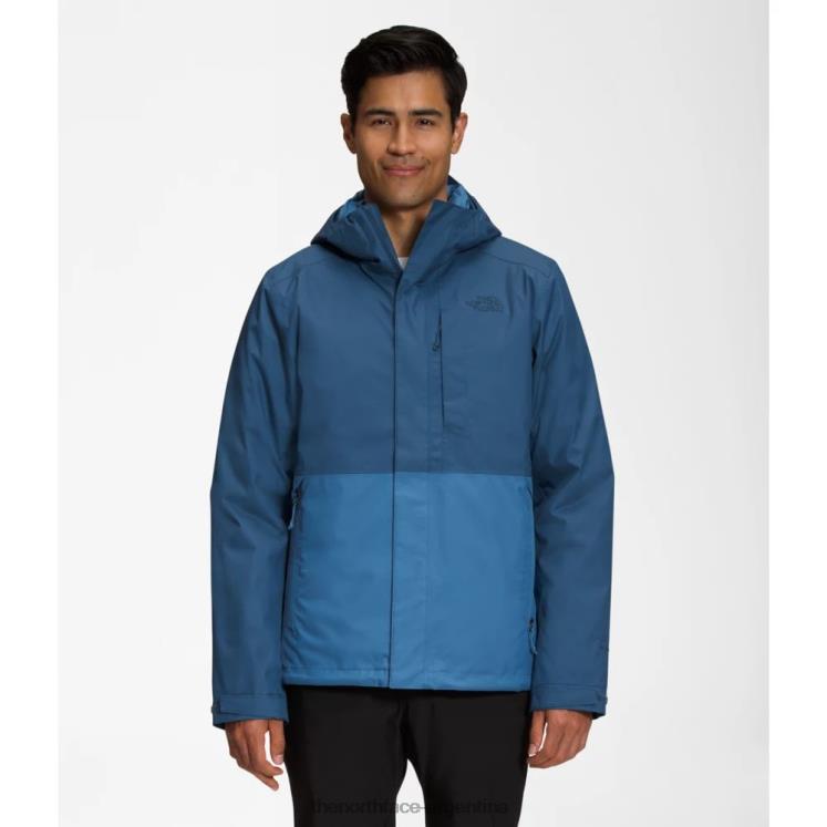 chaqueta triclimate de plumón altier para hombre RDT8H3192 azul sombreado The North Face