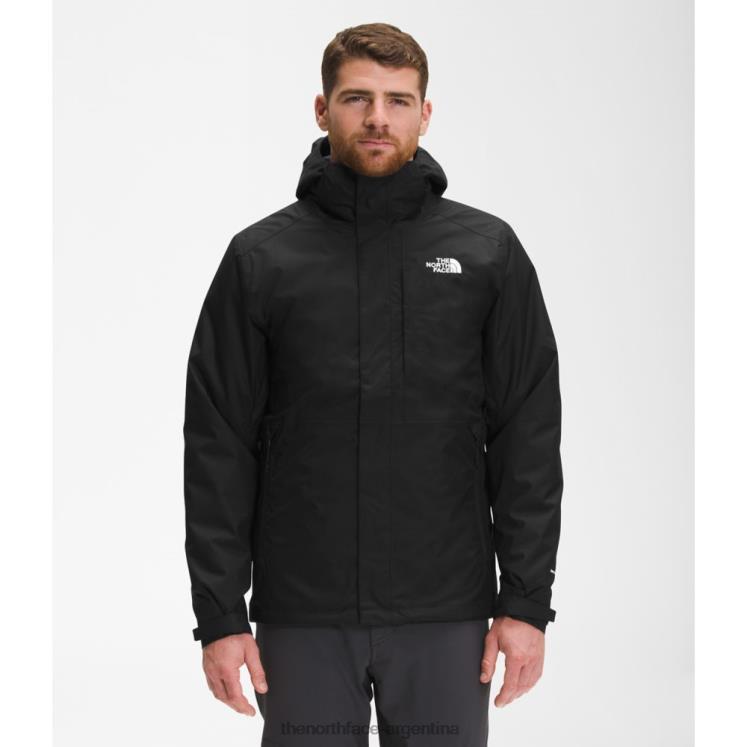 chaqueta triclimate de plumón altier para hombre RDT8H3194 negro The North Face