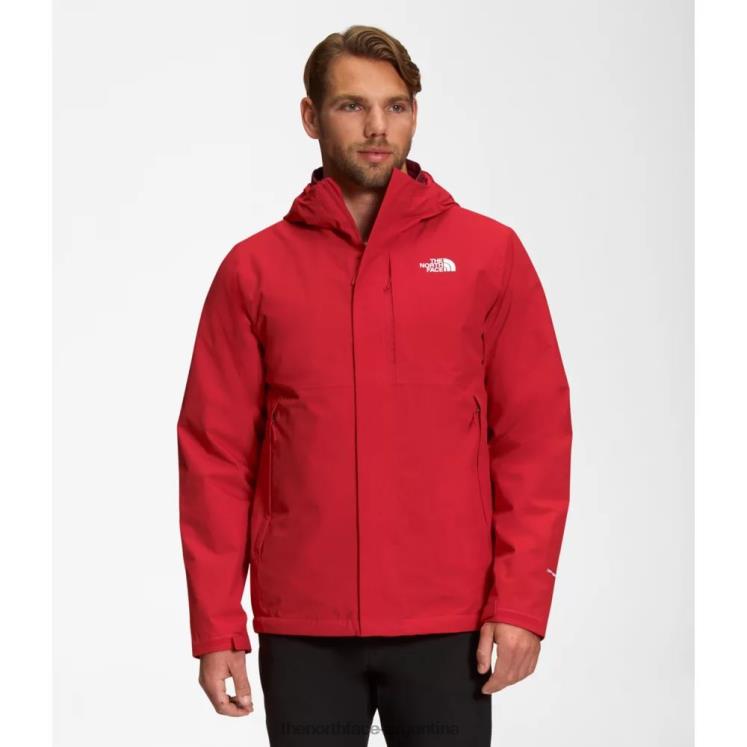 chaqueta triclimate hombre carto RDT8H4260 rojo The North Face