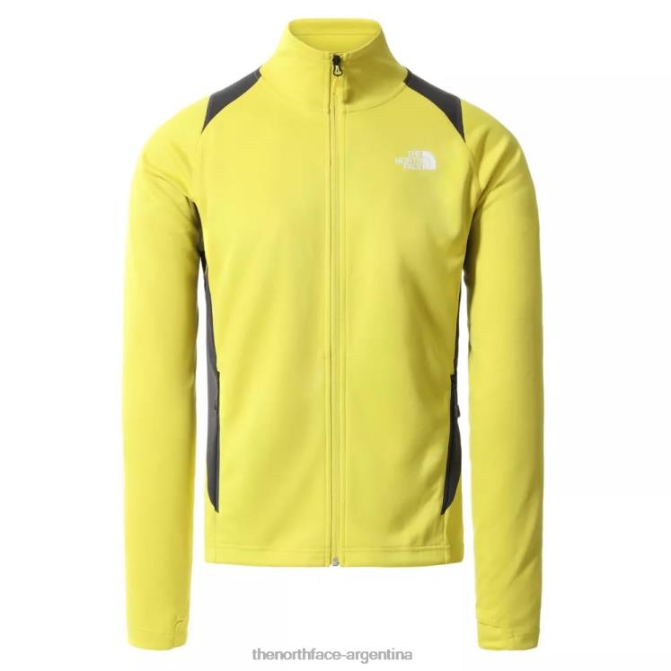 Chaqueta deportiva con cremallera completa para exteriores para hombre RDT8H1239 amarillo ácido The North Face