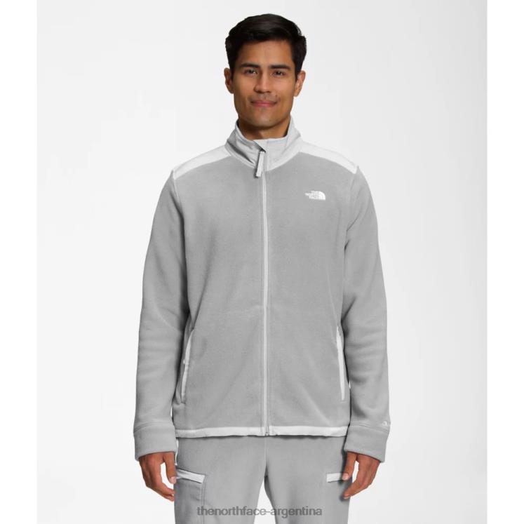 chaqueta alpina polartec 200 con cremallera completa para hombre RDT8H6121 gris The North Face