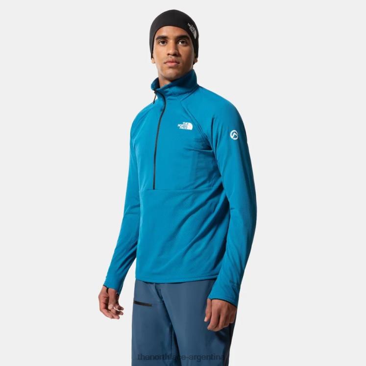 chaqueta de hombre summit series Futurefleece lt RDT8H1342 azul banff The North Face