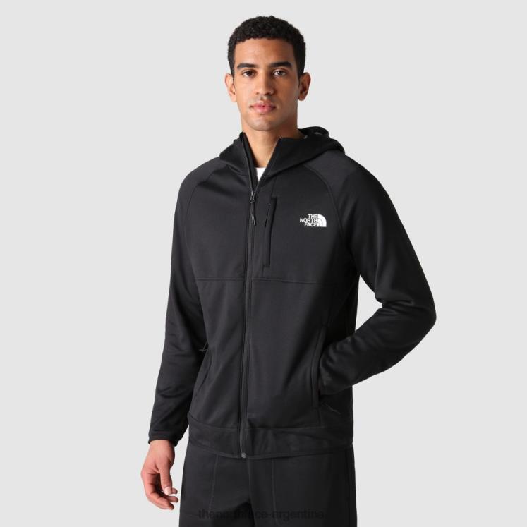 chaqueta polar con capucha Canyonlands para hombre RDT8H1040 negro The North Face