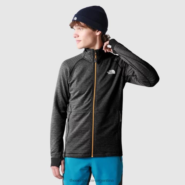 chaqueta polar con cremallera completa para hombre RDT8H2087 gris The North Face