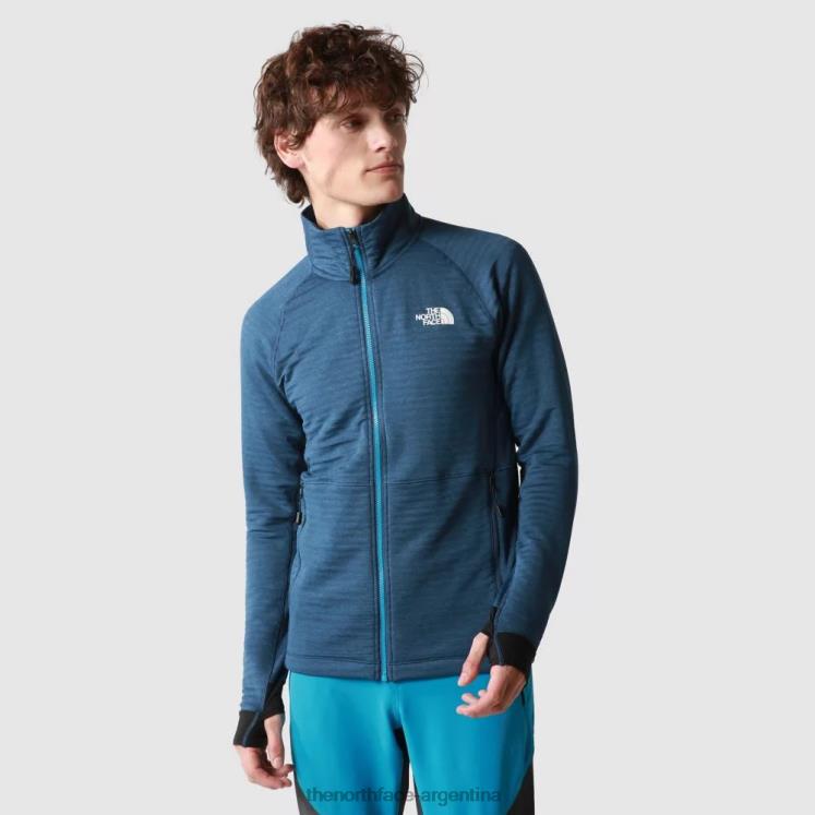 chaqueta polar con cremallera completa para hombre RDT8H2088 azul oscuro The North Face