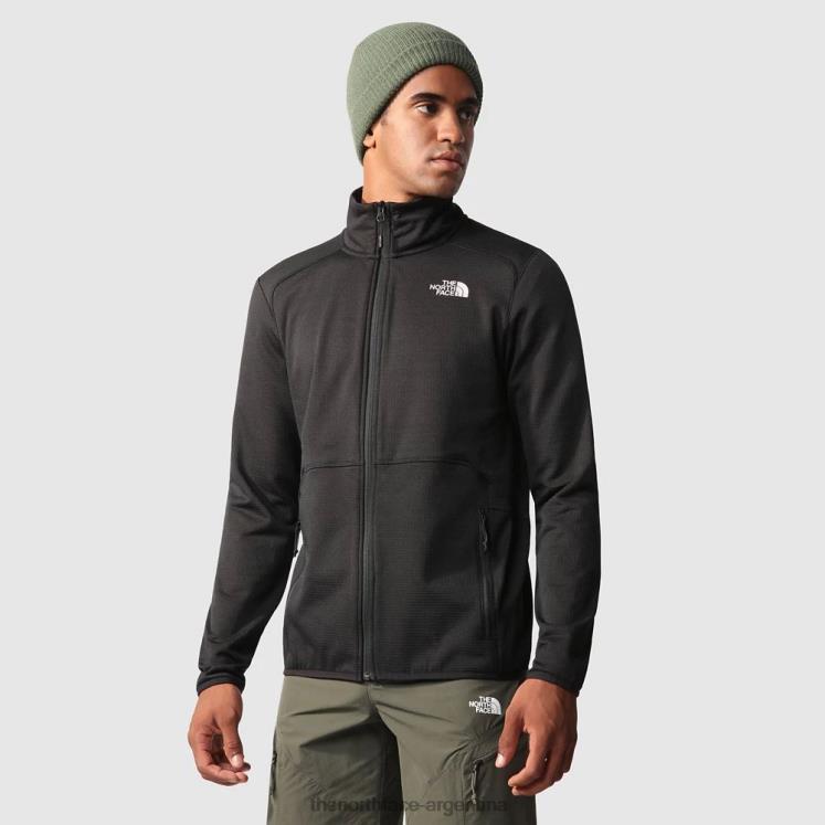 chaqueta polar de búsqueda para hombre RDT8H325 negro The North Face