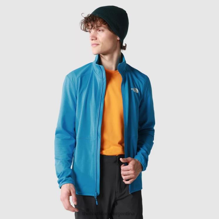 chaqueta polar quest hombre azul blanco RDT8H327 azul blanco The North Face