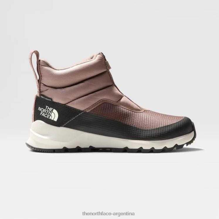 Botas de invierno Thermoball Progressive II impermeables con cremallera para mujer RDT8H1391 color topo profundo The North Face