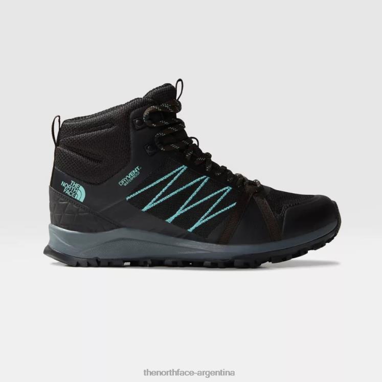 botas de montaña litewave fastpack ii impermeables para mujer RDT8H347 negro The North Face