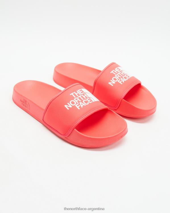 diapositivas del campamento base iii mujeres RDT8H7305 coral brillante The North Face