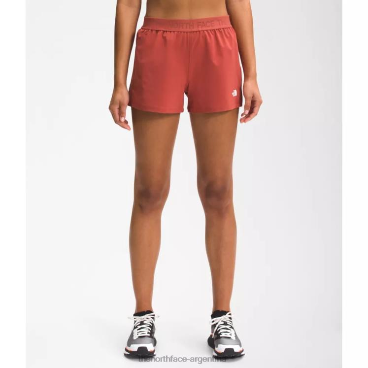 las mujeres deambulan pantalones cortos RDT8H4857 especias rojas The North Face