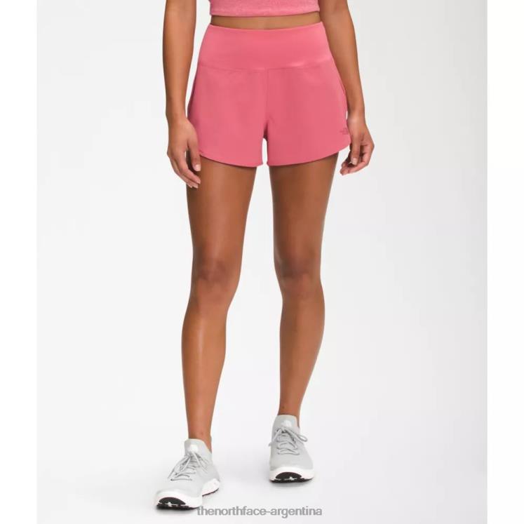 mujer arque 3 pantalones cortos RDT8H4438 rosa pizarra The North Face
