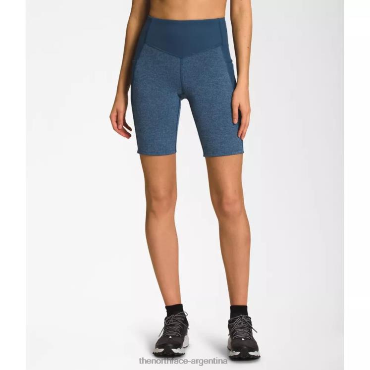 mujer dune sky 9 pantalones cortos ajustados RDT8H4774 azul sombreado The North Face