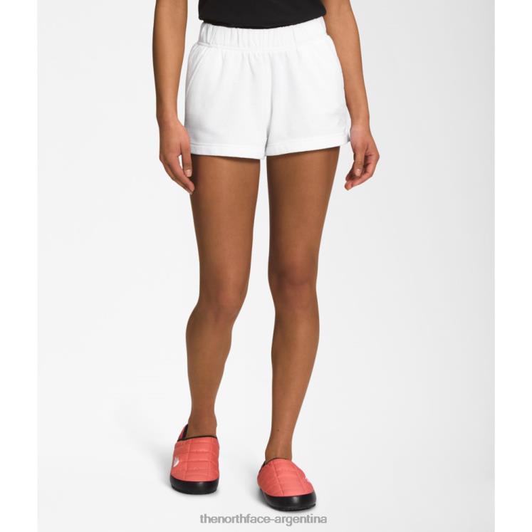 pantalones cortos con logo de media cúpula para mujer 3 RDT8H3812 blanco The North Face