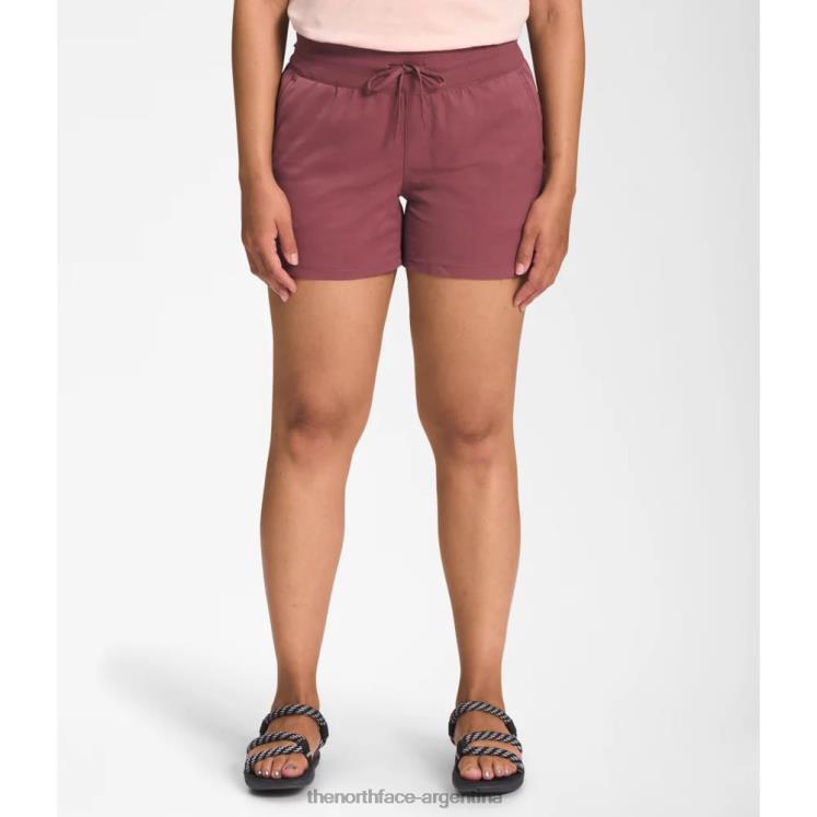 pantalones cortos de movimiento afrodita para mujer RDT8H3431 jengibre The North Face