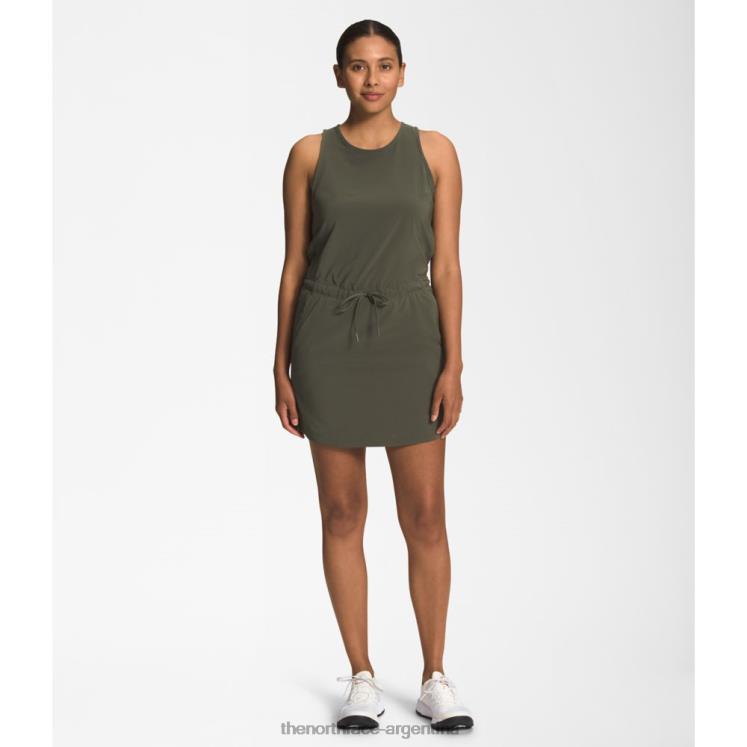 Las mujeres nunca dejan de usar vestidos de aventura. RDT8H4761 nuevo verde pardo The North Face Las mujeres nunca dejan de usar vestidos de aventura. RDT8H4761 nuevo verde pardo The North Face