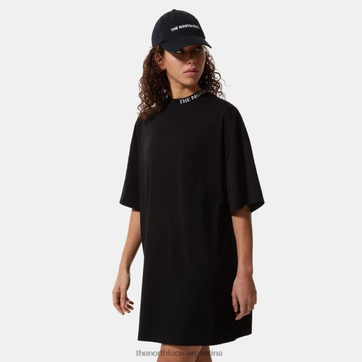 vestido camiseta zumu mujer RDT8H1576 negro The North Face