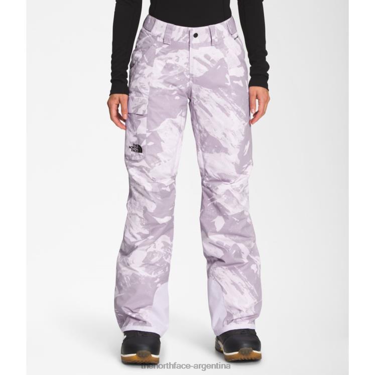 pantalones con aislamiento libertad mujer RDT8H3897 niebla de lavanda The North Face