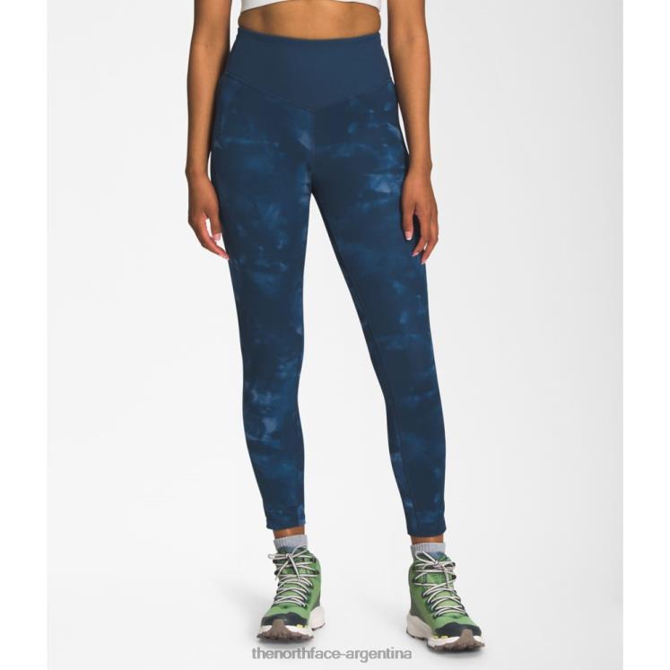 Medias 7/8 con estampado Dune Sky para mujer. RDT8H4859 Rio Azul The North Face