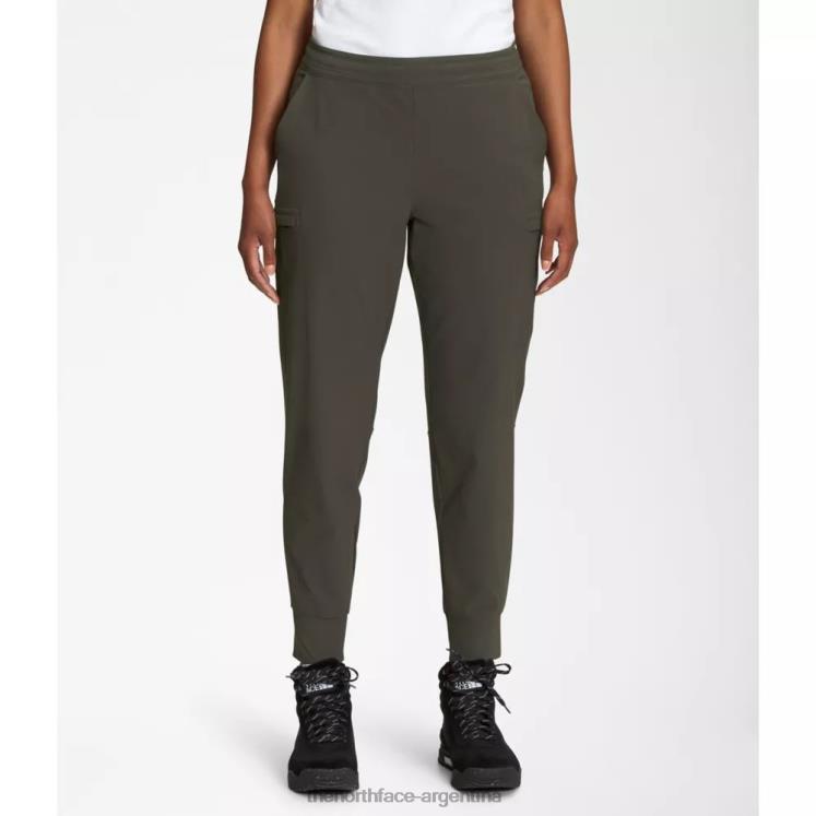 joggers utilitarios laterra para mujer RDT8H6086 nuevo verde pardo The North Face