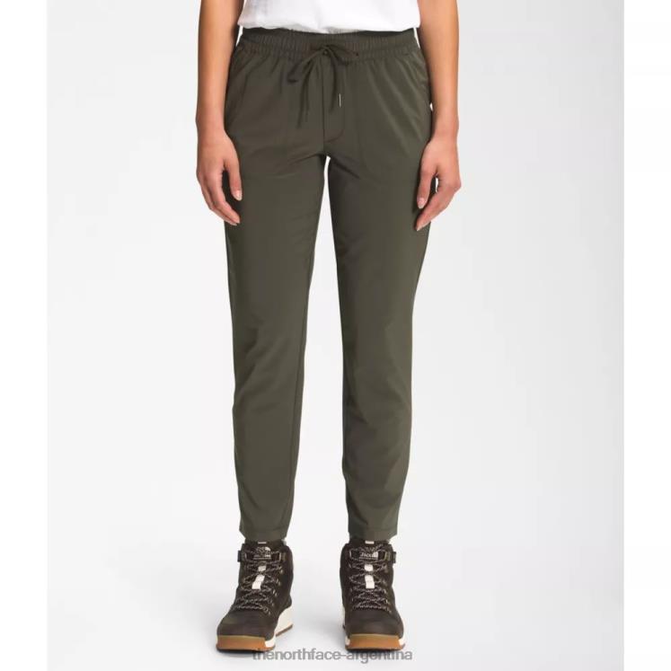 las mujeres nunca dejan de usar pantalones tobilleros nuevos RDT8H3841 nuevo verde pardo The North Face