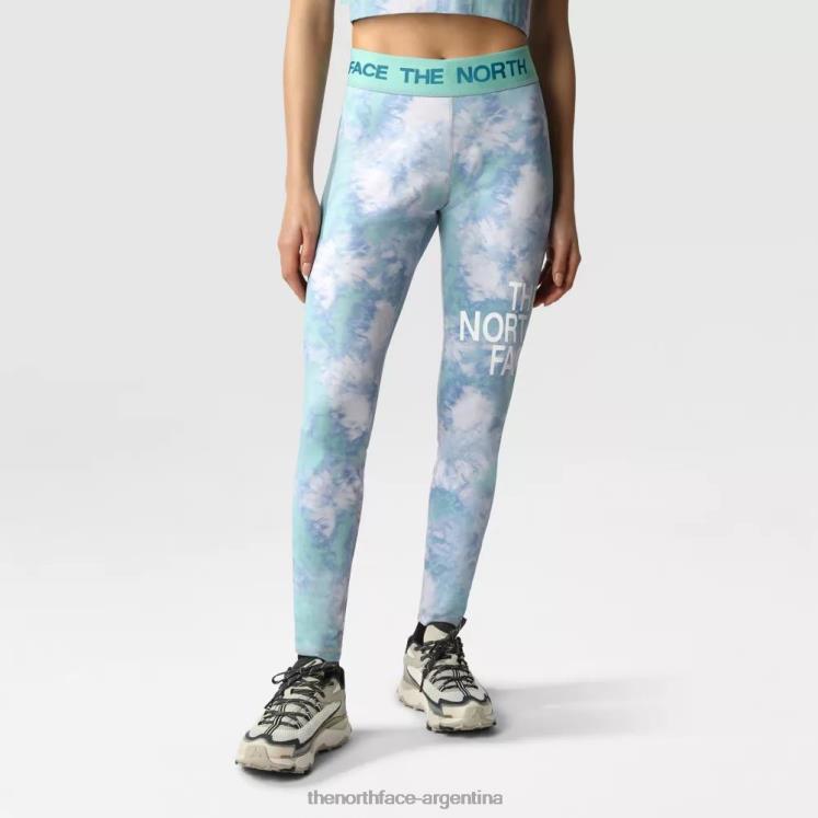 leggings de tiro medio flexibles para mujer RDT8H2192 niebla de lavanda The North Face